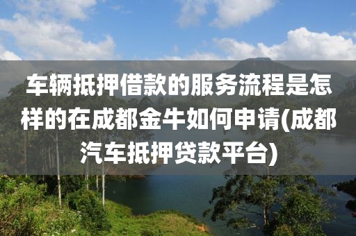 车辆抵押借款的服务流程是怎样的在成都金牛如何申请(成都汽车抵押贷款平台)